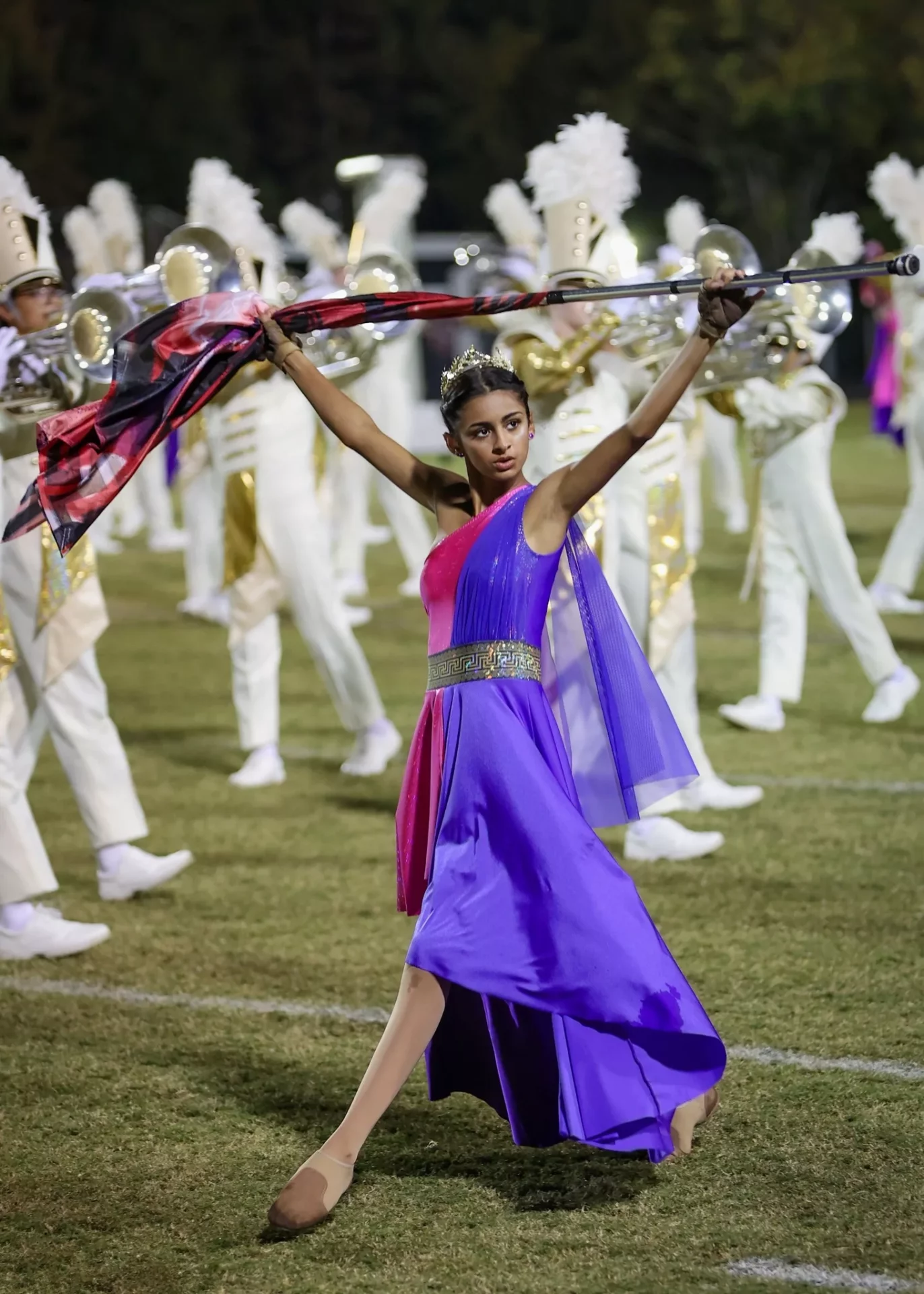 Colorguard  ECU Marching Pirates